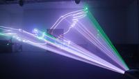 Beliebte kostengünstig preislich dj laser licht 4w rgb animation laser licht projektor laser licht zeigen