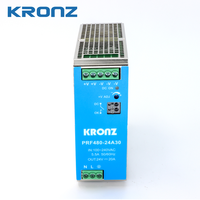 Alimentation à découpage KRONZ de petite taille à faible bruit 480W, montage sur rail DIN, 24V/20A, avec protection thermique