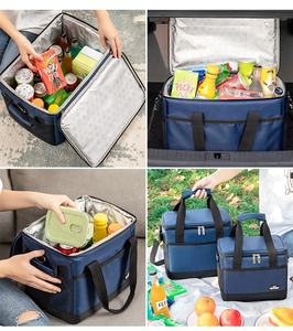 Große Kapazität 10L 35L 68L Auslaufs ichere isolierte thermische Lebensmittel lieferung Kühltasche Picknick-Kühlschrank tasche für Autos - Product Image 6