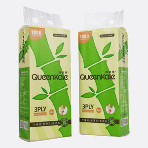 Papel Higiénico de Bambú Virgen de Gran Tamaño, Ultra Resistente, 5 Capas, Papel Doméstico de 3 Capas para Uso en el Hogar - Product Image 1
