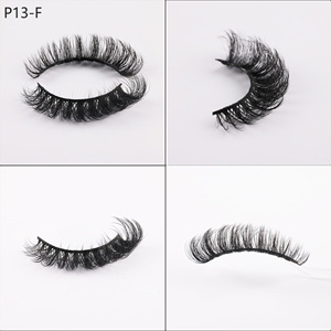 <span class=keywords><strong>Faux</strong></span> <span class=keywords><strong>cils</strong></span> courts en vison de 15mm 100% cheveux synthétiques noirs naturels faits à la main avec propre marque et emballage personnalisé pour le maquillage - Product Image 4