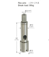 Clip de fixation pour câble en laiton/cuivre, pince pour câble, accessoires d'éclairage, montage au plafond suspendu, modèle Changyi 1018063