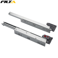 Glissière de tiroir de meuble Filta Furniture Hardware, 14 pouces, robuste, à fermeture douce, à montage sous plan