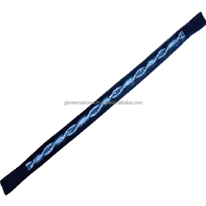 ที่คาดผมหนังม้าแบบแฮนด์เมดสายหนังรูปม้าสีดำสไตล์อังกฤษแบบเต็มขนาด - Product Image 1