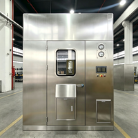Nouvelle cabine de douche à air pulsé en acier inoxydable SUS304, unité de capture de particules pour salle blanche, durée de fonctionnement réglable, filtre HEPA H13 1