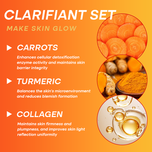 Set di Cura della Pelle Coreano di Lusso a Marchio Privato per Donne, Rimuove le Macchie Scure, Migliora la Luminosità e Idrata, con Carota - Product Image 4