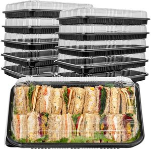 Barquette en amidon de maïs réutilisable en gros pour la présentation de viande fraîche, boîtes d'emballage jetables pour poulet congelé de supermarché, blister - Product Image 1
