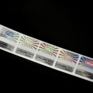 Custom Printing 2D/3D Silver Holographic Laser Sticker Anti-counterfeit Hologram Label Scratch Off Label OEM Adhesive Sticker - Product Image 2