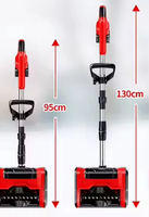 Souffleuse à neige électrique sans fil portative pour usage domestique, moteur sans balais, à pousser à la main