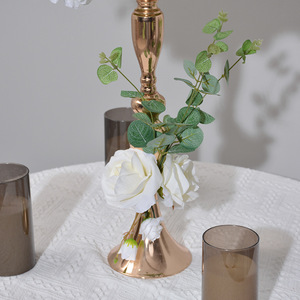 European Style Real Touch Silk Mermaid Candle Holder Simulation Table Flower Dining Table Conference Table Window Display <strong>Flo</strong>... - Product Image 4