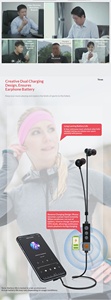 VIEFONG V25 Newmine 2026 <span class=keywords><strong>Micro</strong></span>-casque sans fil à tour de cou avec interphone <span class=keywords><strong>SOS</strong></span> pour casque 5.3, spécial course, réduction de bruit stable - Product Image 4