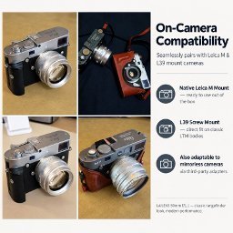 Lente de Cámara LAILENS 50mm F1.1 de Fotograma Completo y Gran Apertura para <span class=keywords><strong>Leica</strong></span> M <span class=keywords><strong>M6</strong></span> M9 M10 M11 - Product Image 3