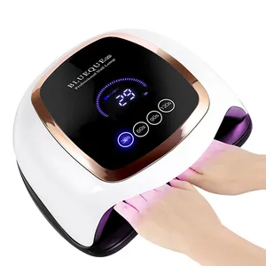 Professional Gel Curing Lamp Gel Polish Light UV LED Nail Lamp 168W Nail Dryer with 42 LED Beads for Salon and Home