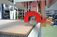Routeur CNC ATC SIGN Factory A6-1325-L8-S 3 axes pour le travail du bois avec scie de direction pour la découpe rapide du bois/MDF