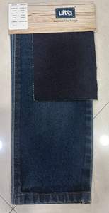 Tissu en denim de coton bleu foncé pour la fabrication de jeans et de vêtements - Product Image 3