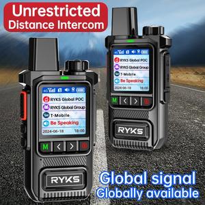 Radio bidirectionnelle Poc Radio Global 4G Walkie Talkie longue portée 5000 km pour le camping, radio amateur, compatible <span class=keywords><strong>Zello</strong></span> DMR <span class=keywords><strong>Baofeng</strong></span> UV5R Quansheng TK11 - Product Image 4