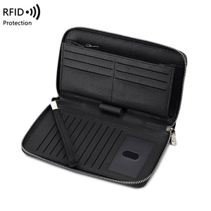 Portafogli da <span class=keywords><strong>Donna</strong></span> in <span class=keywords><strong>Vera</strong></span> <span class=keywords><strong>Pelle</strong></span> all'Ingrosso, Borsa Clutch con Lunga Cerniera, <span class=keywords><strong>Portafoglio</strong></span> di Lusso in <span class=keywords><strong>Vera</strong></span> <span class=keywords><strong>Pelle</strong></span> a Quadretti - Product Image 4