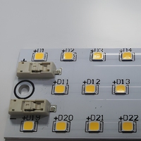 PCBA LED Kustom Tegangan Tinggi 75-90V |   28 buah Modul PCB Aluminium Seri SMD2835 untuk Perlengkapan Pencahayaan Komersial