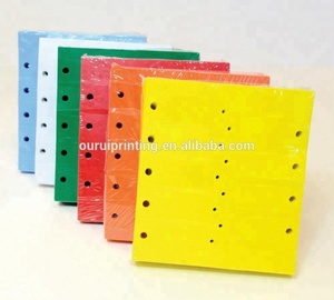 Portachiavi in Vinile per Auto Giallo, 250 Pezzi per Scatola con Anelli e Penne - Product Image 5