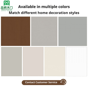 Puertas de Dormitorio de <span class=keywords><strong>PVC</strong></span> y Madera OEM y ODM, Puertas de <span class=keywords><strong>PVC</strong></span> Impermeables, Puertas Interiores de Madera con Marco, Puertas Interiores para el Hogar - Product Image 2