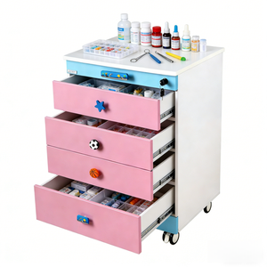 Armoire dentaire pour hôpital <span class=keywords><strong>pédiatrique</strong></span>, armoire de laboratoire dentaire, armoire en acier avec tiroir - Product Image 2