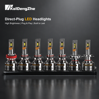 Ampoule de phare LED Kaidengzhe nouvelle génération 24V 20000LM 6500K H1 H3 H4 H7 9005 9006 Canbus sans erreur Mini Plug & Play Faisceau 1:1