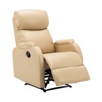 Fauteuil inclinable électrique à bascule avec massage, en tissu, pour salon, chambre ou hôtel