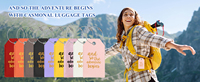 Étiquettes de bagages personnalisées en similicuir souple et tendance – Étiquettes de voyage durables et faciles à personnaliser pour valises, sacs à dos et sacs à main