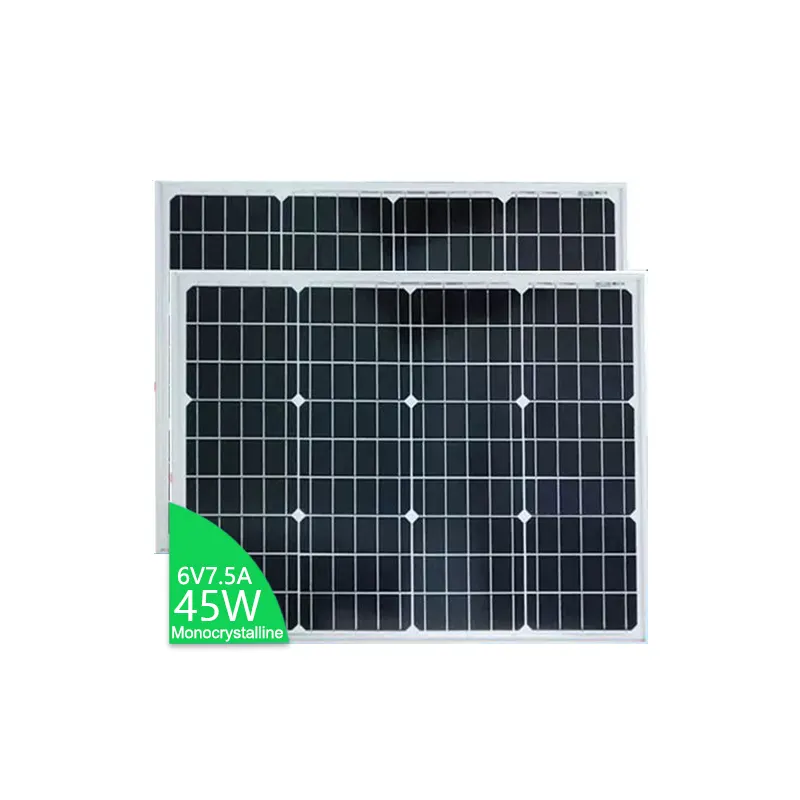 Paneles solares panel surya mini 45 watt 40W 45 W 50w fotovoltaik PV keriput untuk penggunaan rumah panel surya murah