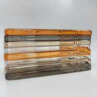 Étui de téléphone magnétique antichoc - Design transparent (couleur cristal PC) avec support magnétique pour la série 17 modèle Air