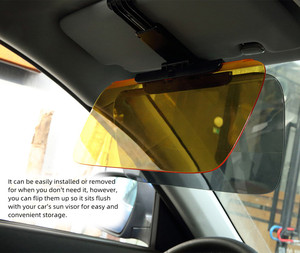 Pare-soleil de pare-brise de voiture 3R, extension de pare-soleil pour voiture avec lentille anti-éblouissement - Product Image 6