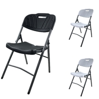 Chaise en plastique pliante extérieure légère Style moderne multifonctionnel pour l'utilisation d'hôtel de cuisine de jardin de parc de plage