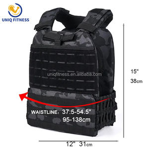 Gilet lesté <span class=keywords><strong>UNIQ</strong></span> vente en gros sur mesure à dégagement rapide pour hommes entraînement musculation Gym Fitness gilet lesté - Product Image 4