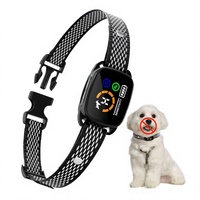 Wiederaufladbares Schockfreies Intelligentes Anti-Bell Wasserdichtes Hundehalsband mit Auto-Piepton-Vibrationstraining 10-20 Stunden Akkulaufzeit