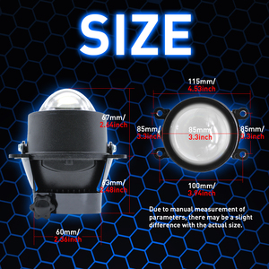 Car Bi Led fendinebbia obiettivo del proiettore IP67 impermeabile 12V 3000K 6000K luce di guida accessori Bi-led per fari <span class=keywords><strong>Ford</strong></span> Honda - Product Image 5