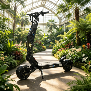 Trottinette électrique puissante pour adultes, 80-120 km d'autonomie, 72V 8000W 40AH, double moteur, 11 pouces, tout-terrain, écran NFC, réglage via application - Product Image 1