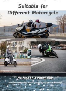 2023 1080P Chipset Mstar Camera Xe Máy Zimtop Camera Quan Sát Ban Đêm Định Dạng TS Chống Nước DVR Xe Máy - Product Image 4