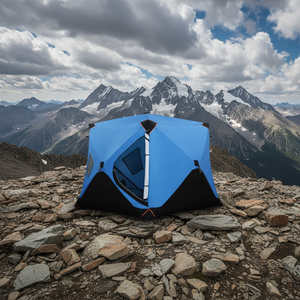 Tente de <span class=keywords><strong>camping</strong></span> isolée robuste pour l'extérieur, abri résistant au vent, imperméable et anti-froid, tente de pêche sur glace pour l'hiver extrême - Product Image 6
