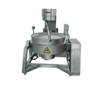 Marmite de cuisson industrielle automatique 300L à vapeur pour sauce Zacusca, mélangeur de cuisson Khoya/Mava, machine à Biryani