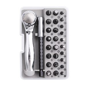 Jeu de clés à cliquet hexagonales miniatures, 72 dents, tête Phillips magnétique, métrique, en acier au chrome-vanadium, outil de bricolage - Product Image 2