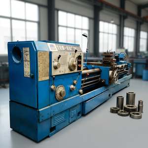 Vente chaude Prix usine <span class=keywords><strong>Tour</strong></span> à métaux horizontal d'occasion, machine industrielle manuelle 630x3000, banc robuste, Shenyang No.1 - Product Image 1