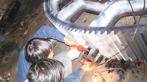 Luoyang Gear Factory Heavy Duty módulo grande secador rotativo engranaje de circunferencia de diente recto - Product Image 4
