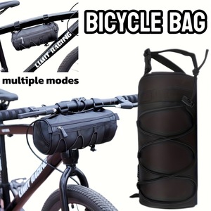 Portabicicletas, Portabicicletas Delantero para <span class=keywords><strong>Bicicleta</strong></span> de Montaña, Portaequipajes Trasero, Bolsa de Ciclismo Multifuncional Impermeable, Portátil y Versátil - Product Image 1