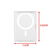 Porte-cartes magnétique pour téléphone, nouveau protège-cartes à collectionner, Pokémon, cartes sportives, PTCG, étui de protection transparent du fabricant