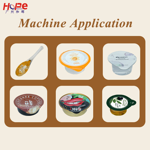 Tự động nhựa mật ong thìa dán & làm đầy chất lỏng niêm phong nước sốt cà chua bơ mứt trái cây vỉ máy đóng gói - Product Image 2