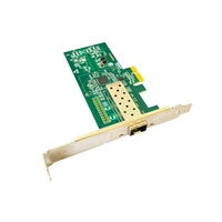 Kartu LAN PCI-E Serat Optik 100M 1000M SFP NIC Kartu Antarmuka Jaringan untuk Adaptor Jaringan Windows Linux