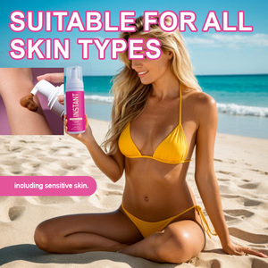 Label privé mousse antioxydante <span class=keywords><strong>express</strong></span> bronzante <span class=keywords><strong>bronzage</strong></span> profond à développement rapide avec hydratation et ingrédient à base de plantes pour le corps - Product Image 5