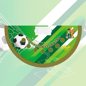 Mantel de Mesa de Blackjack <span class=keywords><strong>21</strong></span> Estilo Copa de Fútbol Personalizado YH para Juegos de Casino Profesionales - Product Image 3
