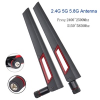 Antenne WiFi longue portée SIGNALWELL SW-1128-4 à double amplificateur 8,5 GHz 12dBi 360 degrés 50 km 50W