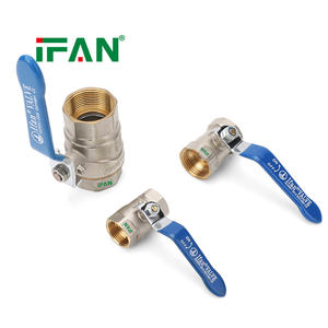 IFAN Blaues Griff-Messing-Wasserventil 1/2''-2'' Geschmiedetes Manuelles Ventil Sanitärmaterialien Messing-Kugelventil - Product Image 2